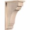 Ekena Millwork Pescadero Smooth Corbel w/Backplate, Douglas Fir, 7 1/2"W x 14"D x 22"H COR08X14X22PEC01SDF - alternate 1